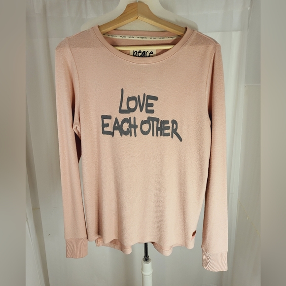 PEACE LOVE WORLD Long Sleeve Soft Shirt XXS - Picture 7 of 9